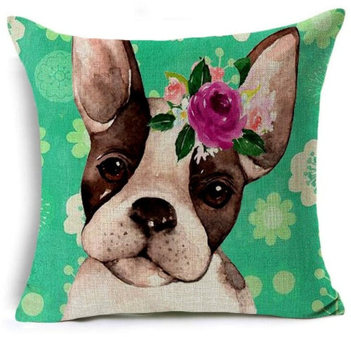 Pretty French Bulldog Cushion Cover