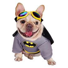 Load image into Gallery viewer, French Bulldog Super Hero Batman Costume