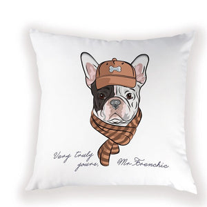 Mr Frenchie French Bulldog Cushion Cover