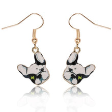 Load image into Gallery viewer, Colorful French Bulldog Earrings