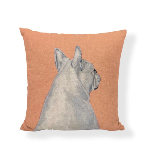 Cute French Bulldog Cushion Cover