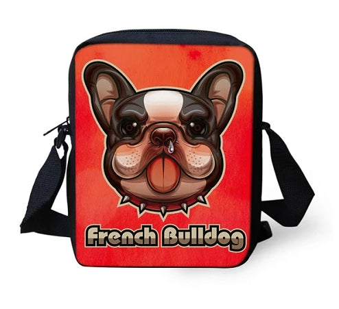 French Bulldog Messenger Bag