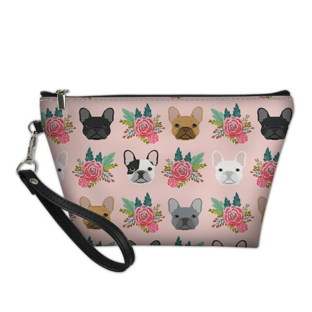 French Bulldog Cosmetics Bag