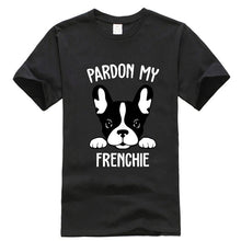 Load image into Gallery viewer, Unisex Pardon My Frenchie French Bulldog Dog Cotton T-Shirt