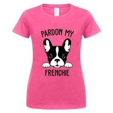 Load image into Gallery viewer, Unisex Pardon My Frenchie French Bulldog Dog Cotton T-Shirt