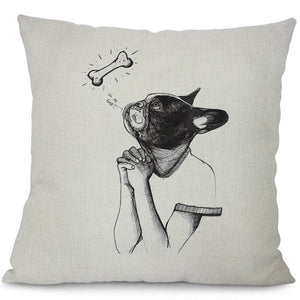 Treat Dreams French Bulldog Cushion Cover