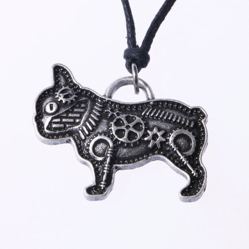 Vintage French Bulldog Necklaces for Men