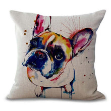 Load image into Gallery viewer, French Bulldog Oil Painting Series Cushion Cover