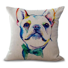 Load image into Gallery viewer, French Bulldog Oil Painting Series Cushion Cover