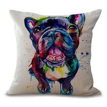 Load image into Gallery viewer, French Bulldog Oil Painting Series Cushion Cover