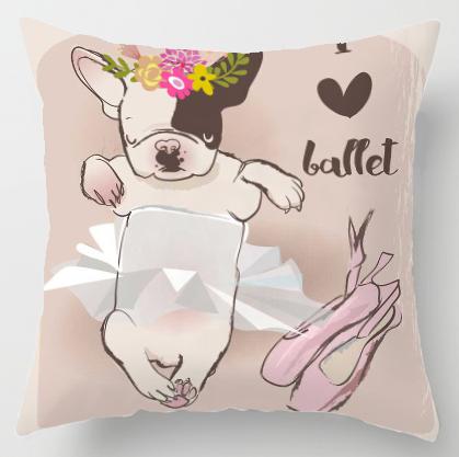 French Style French Bulldog Cushion