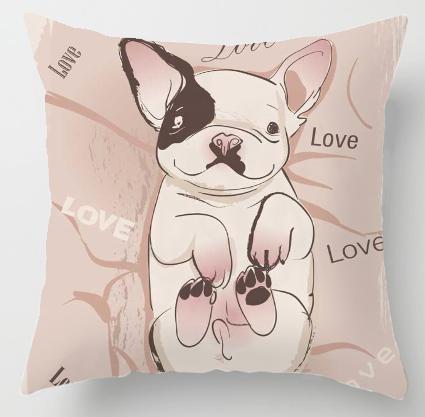 French Style French Bulldog Cushion