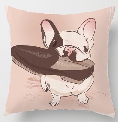 French Style French Bulldog Cushion