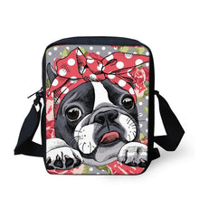 Load image into Gallery viewer, Retro French Bulldog Mini Messenger Bag