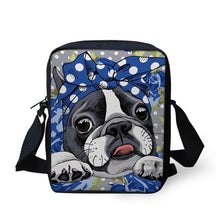 Load image into Gallery viewer, Retro French Bulldog Mini Messenger Bag