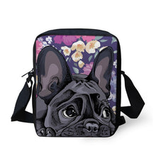 Load image into Gallery viewer, Retro French Bulldog Mini Messenger Bag