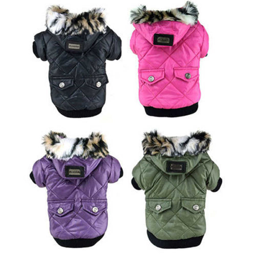 Winter Dogs Down Jacket French Bulldog Costume