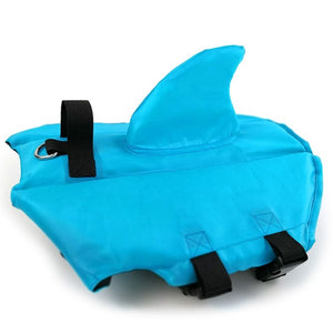 Shark Dog Life Jacket Safety Clothes Pet Life Vest Summer Dog Swimming Clothing French Bulldog Fin Jacket Play in the Sea