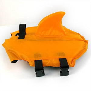 Shark Dog Life Jacket Safety Clothes Pet Life Vest Summer Dog Swimming Clothing French Bulldog Fin Jacket Play in the Sea