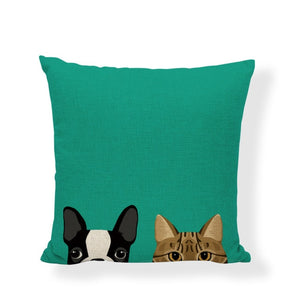 Funny Cushion Cover French Bulldog