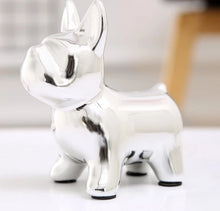 Load image into Gallery viewer, Gold Ceramic French Bulldog Figurines