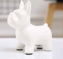 Load image into Gallery viewer, Gold Ceramic French Bulldog Figurines