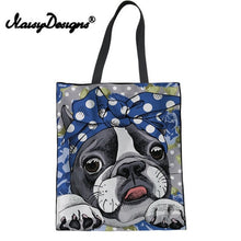 Load image into Gallery viewer, Women Handbag Cute French Bulldog Tote