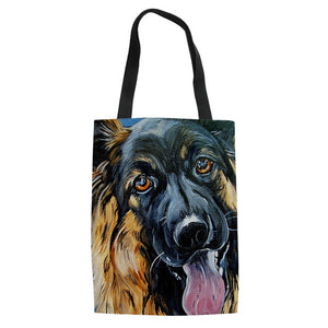 Women Handbag Cute French Bulldog Tote