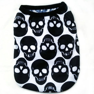 9 Patterns - Cotton French Bulldog Skull Print Costume