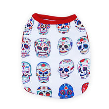 Load image into Gallery viewer, 9 Patterns - Cotton French Bulldog Skull Print Costume