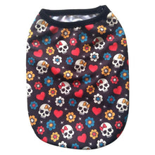 Load image into Gallery viewer, 9 Patterns - Cotton French Bulldog Skull Print Costume