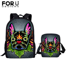 Load image into Gallery viewer, Day of the Dead French Bulldog Backpack &amp; Bag