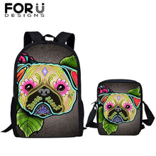 Load image into Gallery viewer, Day of the Dead French Bulldog Backpack &amp; Bag