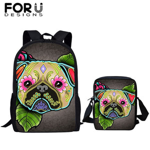 Day of the Dead French Bulldog Backpack & Bag