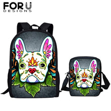 Load image into Gallery viewer, Day of the Dead French Bulldog Backpack &amp; Bag