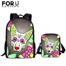 Load image into Gallery viewer, Day of the Dead French Bulldog Backpack &amp; Bag