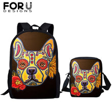 Load image into Gallery viewer, Day of the Dead French Bulldog Backpack &amp; Bag