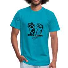 Load image into Gallery viewer, Men&#39;s Jersey T-Shirt Best Team Ever!!! - turquoise